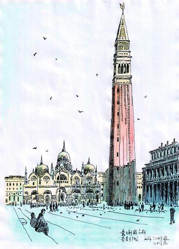 威尼斯广场怎么画（威尼斯的广场图片）